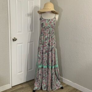 #353 Floral Maxi Dress
